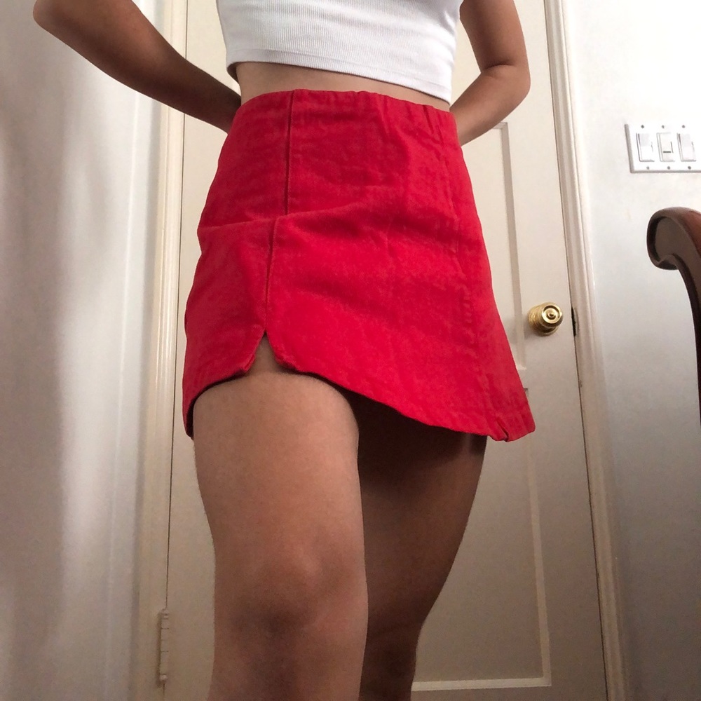 Brandy Melville red skirt